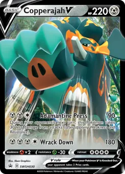 SWSH Black Star Promos Copperajah V Pokémon card